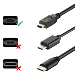 สายอะแดปเตอร์ Mini HDMI ชาย เป็น Micro HDMI ชาย ยาว 30 ซม.
