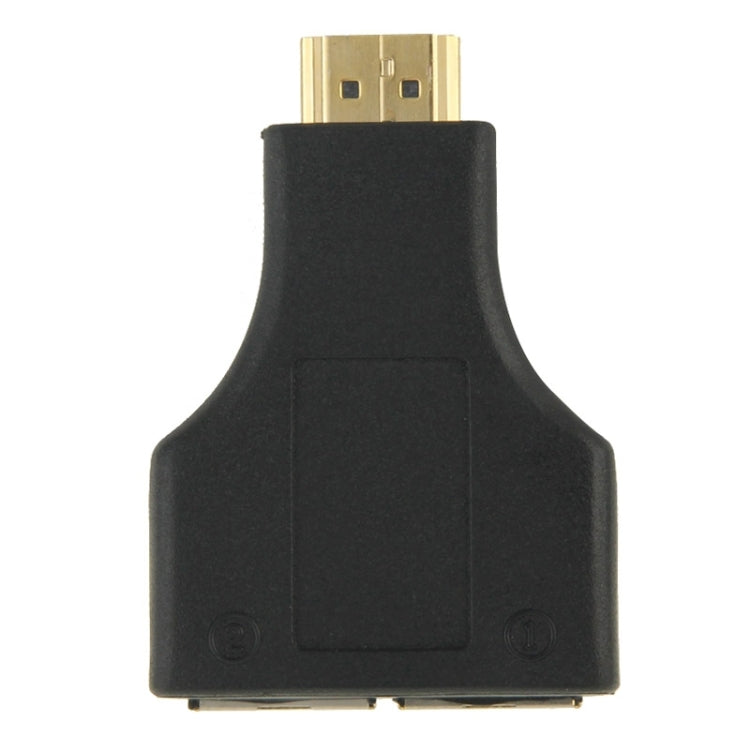 สายขยายเครือข่าย HDMI ยาว 30 ม. เป็นพอร์ต RJ45 คู่ ผ่าน Cat 5e/6 สำหรับ 3D HDTV, RJ45 คู่ สีดำ