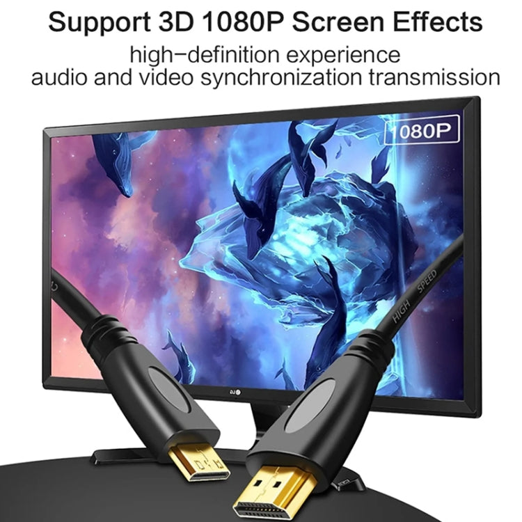 สายเคเบิล HDMI ชุบทอง 19 พิน ชาย รุ่น 1.4 ยาว 60 ซม. (ขยายได้ถึง 2 ม.) รองรับ 3D / Ethernet, HDMI AM เป็น AM