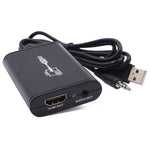 สาย USB 2.0 เป็น HDMI สำหรับวิดีโอ HD สำหรับ HDTV รองรับ Full HD 1080P USB 2.0