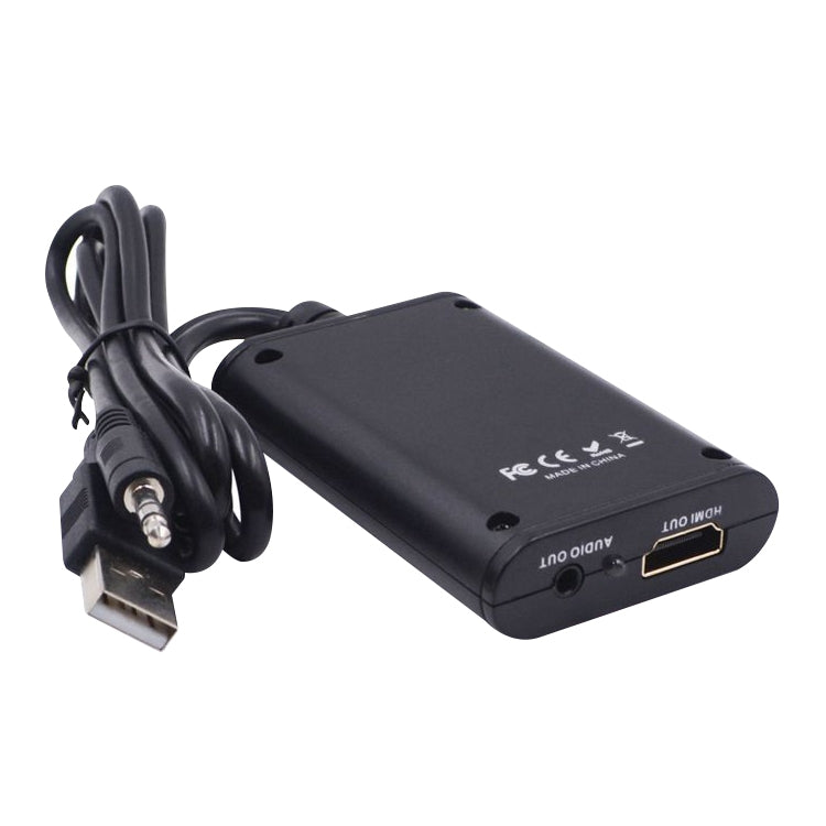 สาย USB 2.0 เป็น HDMI สำหรับวิดีโอ HD สำหรับ HDTV รองรับ Full HD 1080P USB 2.0