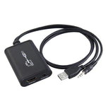 สาย USB 2.0 เป็น HDMI สำหรับวิดีโอ HD สำหรับ HDTV รองรับ Full HD 1080P USB 2.0