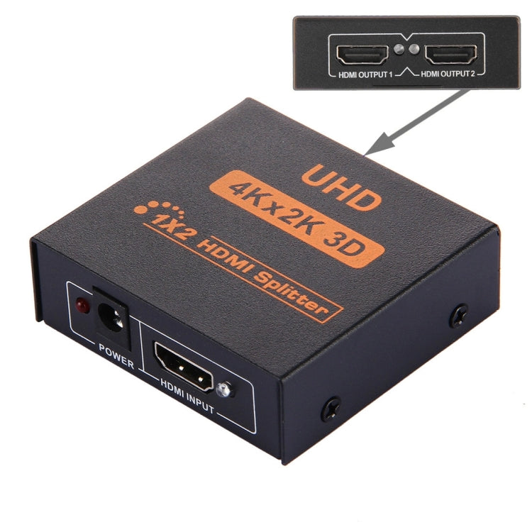ตัวแยกสัญญาณ HDMI รุ่น FY1409E Mini V1.3 UHD 4K x 2K 3D 1 x 2 HDMI V1.3