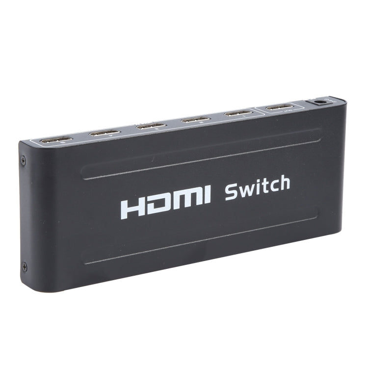 สวิตช์ HDMI 5 พอร์ต Full HD 1080P พร้อมรีโมทและไฟ LED แสดงสถานะ พร้อมไฟ LED แสดงสถานะ