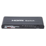 สวิตช์ HDMI 5 พอร์ต Full HD 1080P พร้อมรีโมทและไฟ LED แสดงสถานะ พร้อมไฟ LED แสดงสถานะ