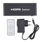 สวิตช์ HDMI 5 พอร์ต Full HD 1080P พร้อมรีโมทและไฟ LED แสดงสถานะ พร้อมไฟ LED แสดงสถานะ