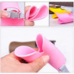 ปากเป็ดน่ารัก ซิลิโคนครอบปากสำหรับสุนัขเลี้ยง, ขนาด: S, S สีเหลือง, S สีชมพู, S สีน้ำตาลกาแฟ