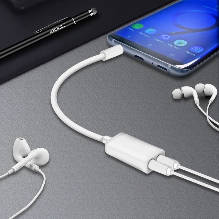 สายเสียง Aux 3.5mm เป็นตัวแยก 2 ช่องหญิง, ใช้ได้กับโทรศัพท์, แท็บเล็ต, หูฟัง, เครื่องเล่น MP3, เครื่องเสียงรถยนต์/บ้าน และอื่นๆ