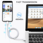 สายชาร์จและซิงค์ข้อมูล USB เป็น 8 Pin ความยาวสาย: 1m, 3m