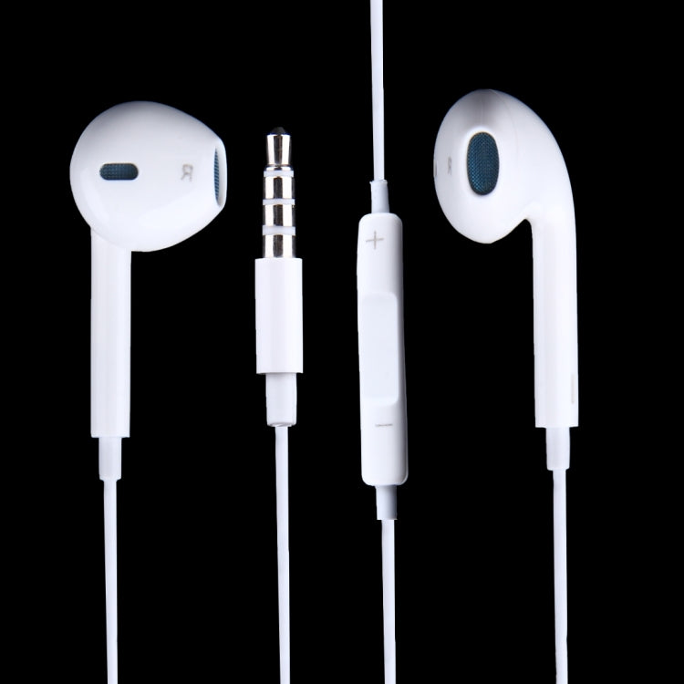 หูฟัง 3.5 มม. พร้อมควบคุมสายและไมโครโฟน สำหรับโทรศัพท์ Android / PC / เครื่องเล่น MP3 / แล็ปท็อป