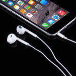 หูฟัง 3.5 มม. พร้อมควบคุมสายและไมโครโฟน สำหรับโทรศัพท์ Android / PC / เครื่องเล่น MP3 / แล็ปท็อป
