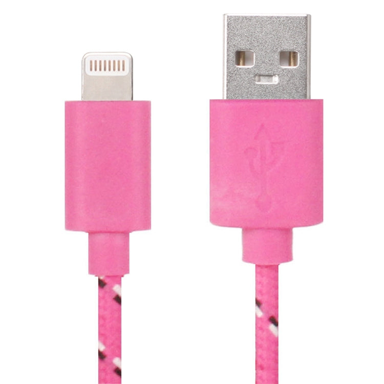 สายชาร์จและโอนข้อมูล USB สไตล์ตาข่ายไนลอน 1 เมตร สำหรับ iPhone, iPad รองรับ iOS ถึงเวอร์ชัน 15.5