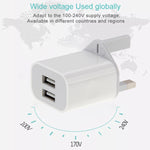 อะแดปเตอร์ชาร์จ USB 2 พอร์ต 5V 2A