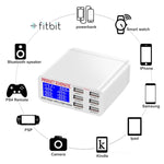 ที่ชาร์จ USB WLX-899 30W 5V 6A เอาต์พุตสูงสุด 3.5A ชาร์จเร็ว 6 พอร์ต พร้อมจอแสดงผลดิจิทัลและสายยาว 1.5 เมตร รุ่น WLX-899