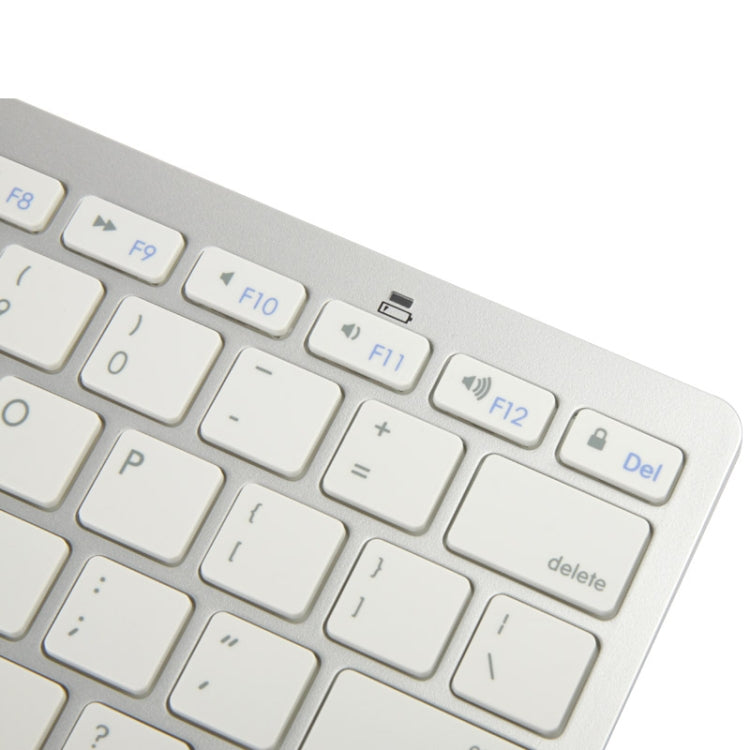 BK3001 คีย์บอร์ด ABS บลูทูธ 3.0 แบบบางพิเศษ สำหรับ iPad Air 2 / iPAD Air / iPad 6 / iPad 5 / iPad mini 1 / 2 / 3 / iPad ใหม่ (iPad 3) / iPad, iPhone 4 & 4S / 3G, Sony PS3, สมาร์ทโฟน