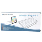BK3001 คีย์บอร์ด ABS บลูทูธ 3.0 แบบบางพิเศษ สำหรับ iPad Air 2 / iPAD Air / iPad 6 / iPad 5 / iPad mini 1 / 2 / 3 / iPad ใหม่ (iPad 3) / iPad, iPhone 4 & 4S / 3G, Sony PS3, สมาร์ทโฟน