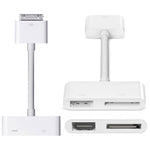 อะแดปเตอร์ Digital AV HDMI สำหรับ HDTV สำหรับ iPad รุ่นใหม่ (iPad 3) / iPad 2 / iPad / iPhone 4 & 4S / iPod Touch 4