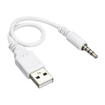 สาย USB เป็นแจ็ค 3.5 มม. สำหรับซิงค์ข้อมูลและชาร์จ iPod Shuffle รุ่นที่ 1 / 2 / 3 ความยาว 15.5 ซม.