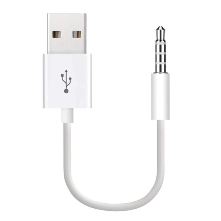 สาย USB เป็นแจ็ค 3.5 มม. สำหรับซิงค์ข้อมูลและชาร์จ iPod shuffle รุ่นที่ 1 / 2 / 3 / 4 / 5 / 6 ความยาว 10 ซม. รุ่น JW-SM1