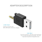 อะแดปเตอร์ชาร์จและด็อก USB สำหรับ iPod shuffle รุ่นที่ 3 / 2 ความยาว 4.6 ซม.