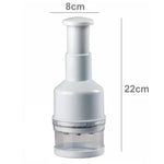 เครื่องมือหั่นหัวหอม / เครื่องตัดขิงกระเทียมสแตนเลส ขนาด 22x8x8 ซม. สีสุ่ม เครื่องบดกระเทียมสแตนเลส