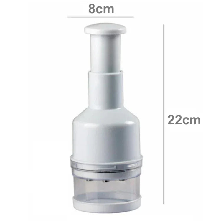 เครื่องมือหั่นหัวหอม / เครื่องตัดขิงกระเทียมสแตนเลส ขนาด 22x8x8 ซม. สีสุ่ม เครื่องบดกระเทียมสแตนเลส