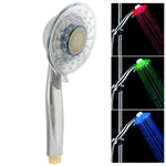 หัวฝักบัว LED 3 สี (เขียว / น้ำเงิน / แดง) ตรวจจับอุณหภูมิได้ ไม่ใช้แบตเตอรี่ SDS-A3