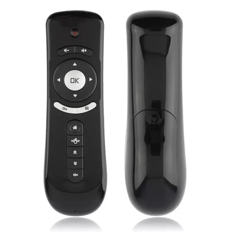 T2 ไจโรสโคปมินิ Fly Air Mouse 2.4G รีโมทคอนโทรล Android 3D Sense Motion Stick สำหรับเดสก์ท็อป / แล็ปท็อป, T2