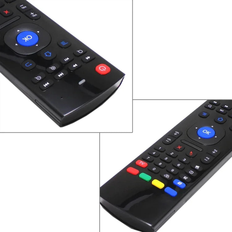 MX3 Air Mouse คีย์บอร์ดรีโมทไร้สาย 2.4G พร้อมทางลัดเบราว์เซอร์สำหรับ Android TV Box / มินิพีซี, Air Mouse