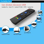 MX3 Air Mouse คีย์บอร์ดรีโมทไร้สาย 2.4G พร้อมทางลัดเบราว์เซอร์สำหรับ Android TV Box / มินิพีซี, Air Mouse