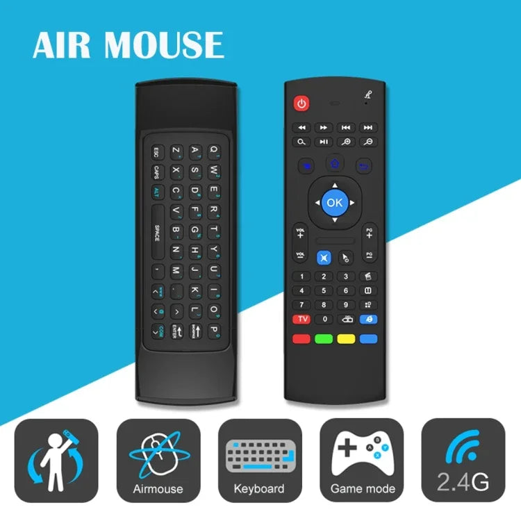 MX3 Air Mouse คีย์บอร์ดรีโมทไร้สาย 2.4G พร้อมทางลัดเบราว์เซอร์สำหรับ Android TV Box / มินิพีซี, Air Mouse