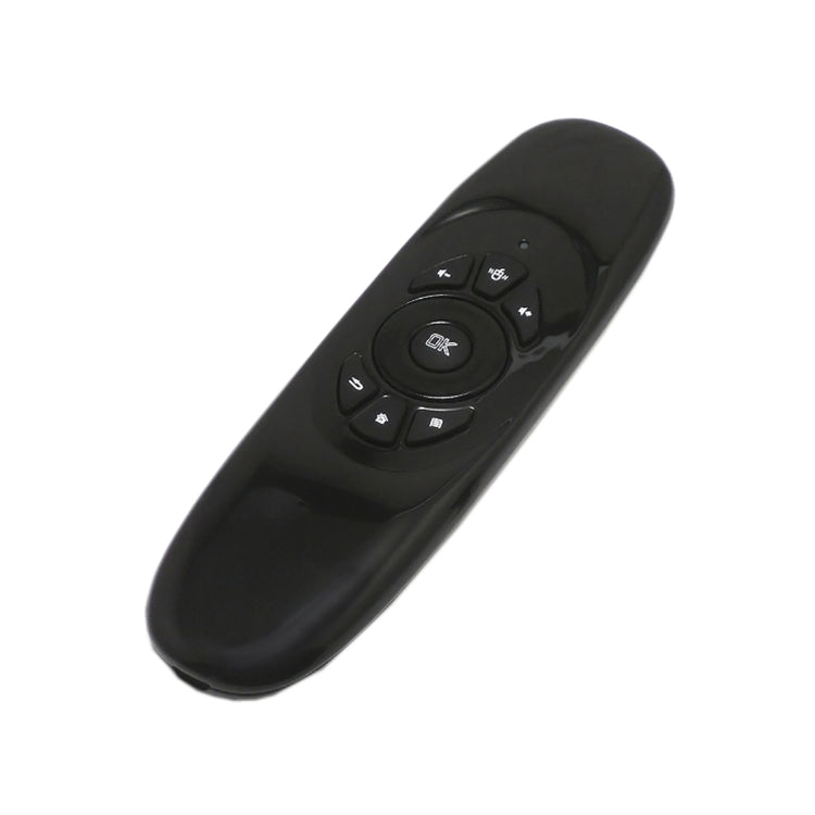เมาส์อากาศไร้สาย C120 T10 2.4GHz พร้อมคีย์บอร์ดรีโมทชาร์จไฟได้ สำหรับ Android TV Box / PC คีย์บอร์ดไร้สาย