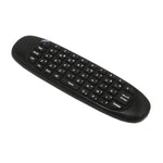 เมาส์อากาศไร้สาย C120 T10 2.4GHz พร้อมคีย์บอร์ดรีโมทชาร์จไฟได้ สำหรับ Android TV Box / PC คีย์บอร์ดไร้สาย