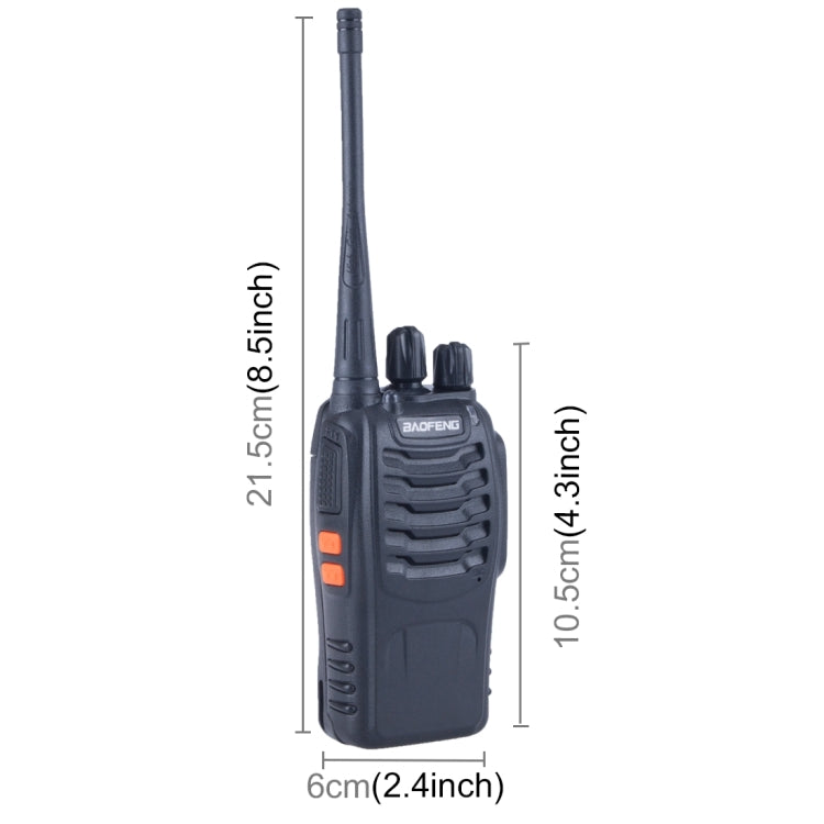 วิทยุสื่อสารพกพา CB รุ่น BAOFENG BF-888S 2 ชิ้น Retevis UHF 5W 16 ช่อง วิทยุ FM ทรานซีฟเวอร์