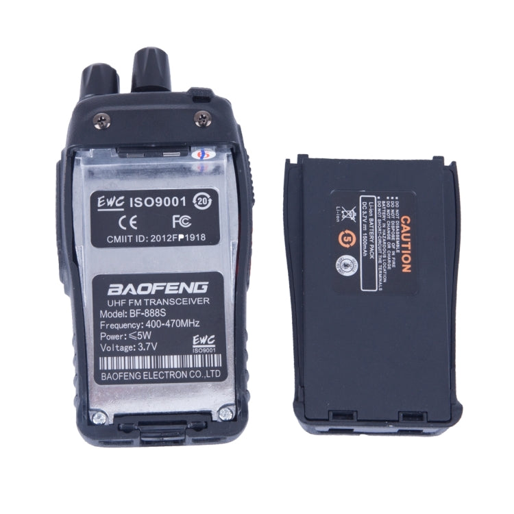 วิทยุสื่อสารพกพา CB รุ่น BAOFENG BF-888S 2 ชิ้น Retevis UHF 5W 16 ช่อง วิทยุ FM ทรานซีฟเวอร์