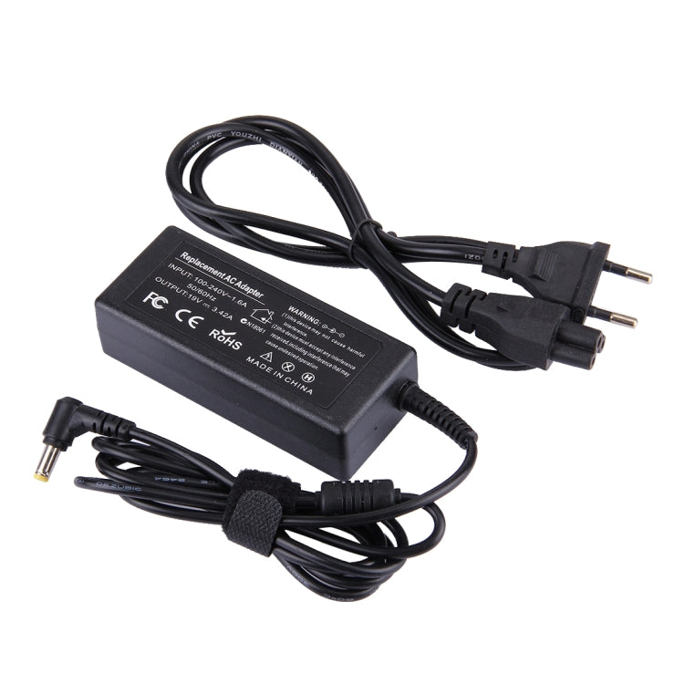 อะแดปเตอร์ AC 19V 3.42A 65W สำหรับโน้ตบุ๊ก Acer, ขนาดหัวปลาย: 5.5 x 1.7 มม., ปลั๊ก EU, ปลั๊ก AU, ปลั๊ก US, ปลั๊ก UK, ปลั๊ก EU (รุ่นต้นฉบับ), ปลั๊ก AU (รุ่นต้นฉบับ), ปลั๊ก UK (รุ่นต้นฉบับ)