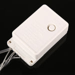 ไฟ LED RGB 100 ดวง พร้อมตัวควบคุม เอฟเฟกต์กระพริบ / จาง / ไล่ตาม, AC 220V, ปลั๊ก EU, ไฟ RGB