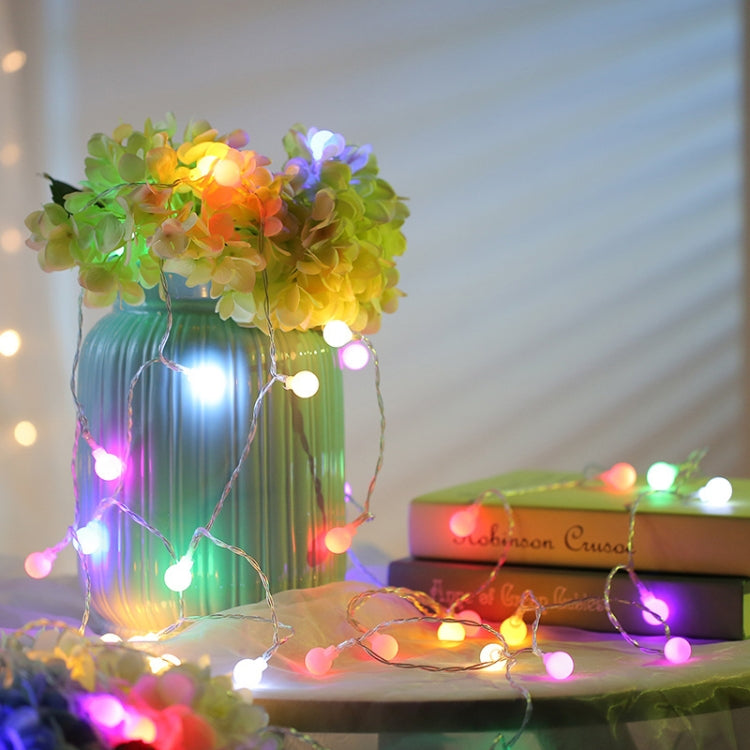 ไฟเชือกสีสัน 100 LED ยาว 10 เมตร พร้อมปลั๊กต่อท้าย