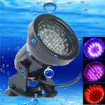 ไฟสีสันสดใสสำหรับตู้ปลา/อควาเรียม 36 LED กันน้ำ ความลึก: 1-1.5 ม.