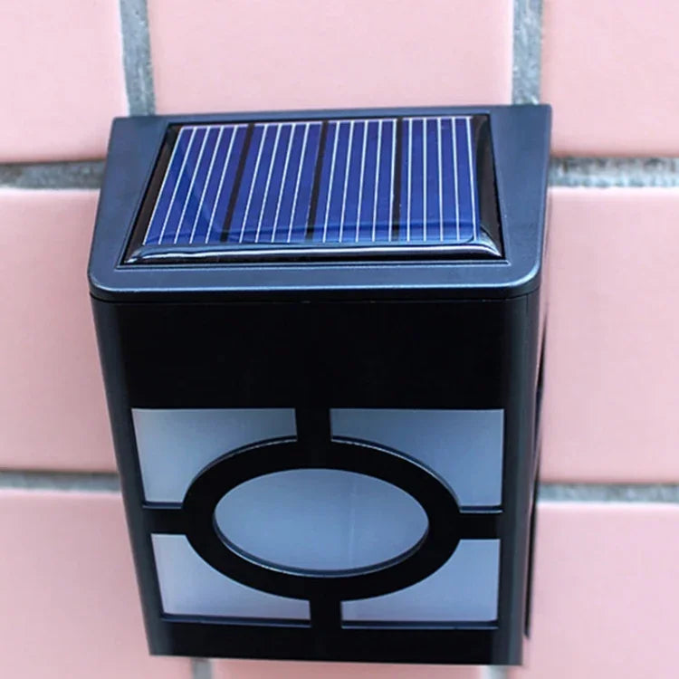 ไฟรั้ว 2 LED ติดผนังพลังงานแสงอาทิตย์, S-LED-3090W, S-LED-3090WW