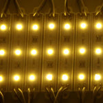 ไฟ LED SMD 5050 3 ดวง 20 ชุด แสงขาวอุ่น, DC 12V