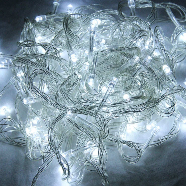 สำหรับงานปาร์ตี้คริสต์มาส, ไฟ LED ขาว 100 ดวง พร้อมรีโมท 8 ฟังก์ชัน, 220V, ปลั๊ก UK