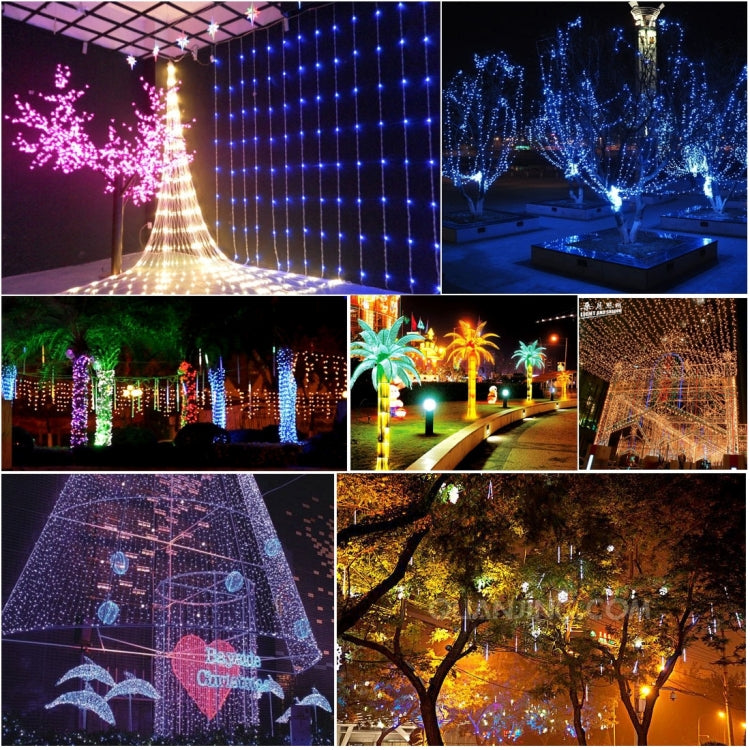 สำหรับงานปาร์ตี้คริสต์มาส, ไฟ LED 50 ดวง RGB, ใช้แบตเตอรี่