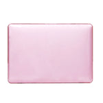เคสแข็งคริสตัลป้องกันสำหรับ MacBook Air 13.3 นิ้ว A1466 2012-2017 / A1369 2010-2012 สีชมพู
