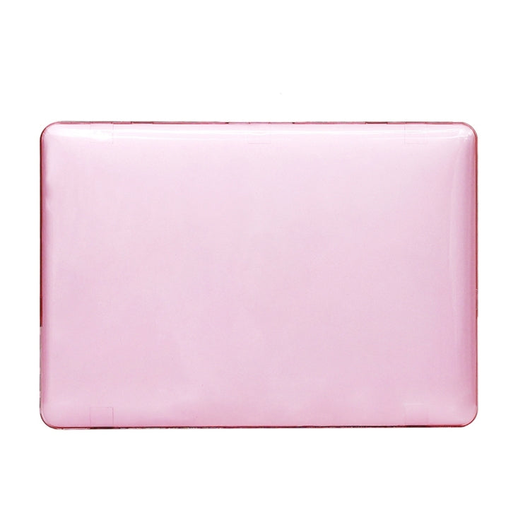 เคสแข็งคริสตัลป้องกันสำหรับ MacBook Air 13.3 นิ้ว A1466 2012-2017 / A1369 2010-2012 สีชมพู
