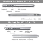 เคสแข็งพลาสติกฝ้าป้องกันสำหรับ MacBook Pro 13.3 นิ้ว รุ่น S-MAC-0023A, S-MAC-0023B, S-MAC-0023C, S-MAC-0023D, S-MAC-0023E, S-MAC-0023F, S-MAC-0023G, S-MAC-0023H