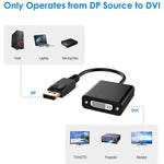 อะแดปเตอร์ DisplayPort ตัวผู้ เป็น DVI 24+5 ตัวเมีย, ความยาวสาย: 12 ซม., DP ตัวผู้ เป็น DVI 24+5 ตัวเมีย