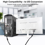 อะแดปเตอร์ DisplayPort ตัวผู้ เป็น DVI 24+5 ตัวเมีย, ความยาวสาย: 12 ซม., DP ตัวผู้ เป็น DVI 24+5 ตัวเมีย