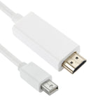 สาย Mini DisplayPort เป็น HDMI ตัวผู้, ความยาว: 1.5 ม., Mini DP เป็น HDMI ตัวผู้