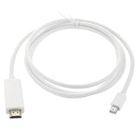 สาย Mini DisplayPort เป็น HDMI ตัวผู้, ความยาว: 1.5 ม., Mini DP เป็น HDMI ตัวผู้